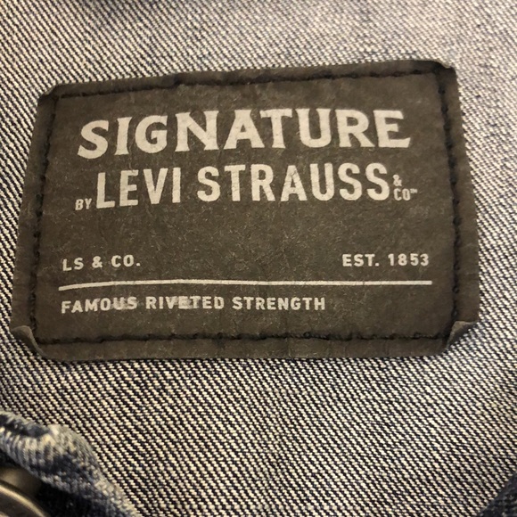 Levi’s Men's Indigo Denim Jacket Size L - Picture 3 of 9